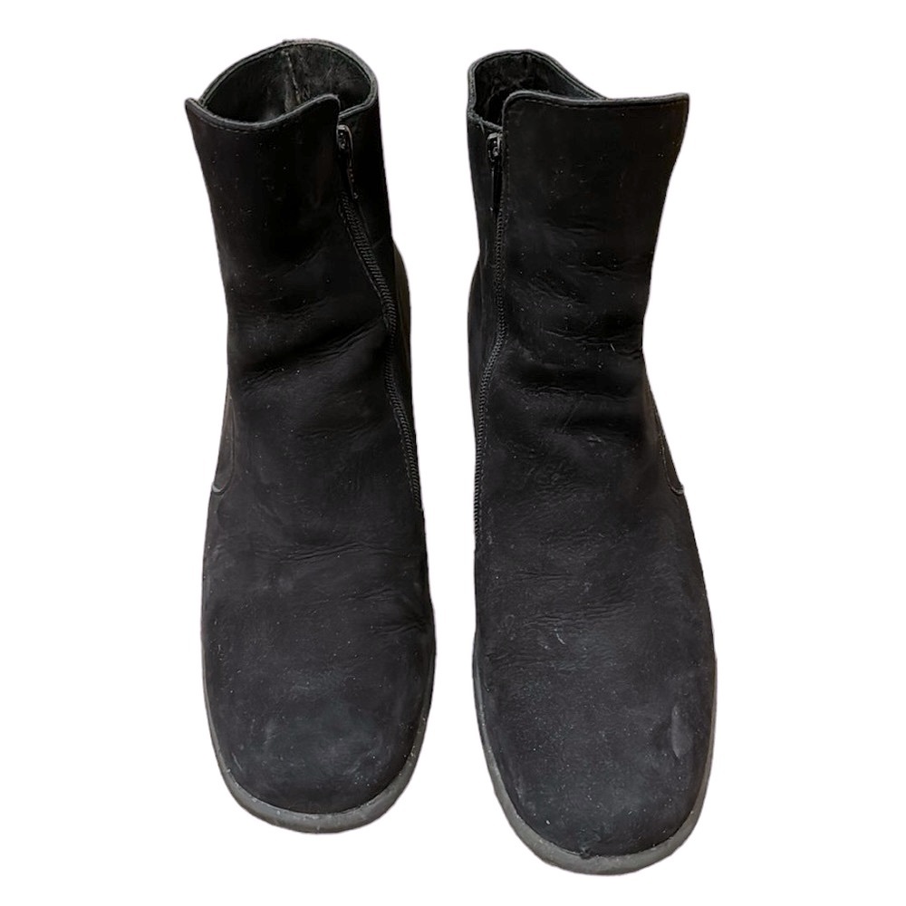 Arche Black Suede Ankle Boots. Size 8. EUC